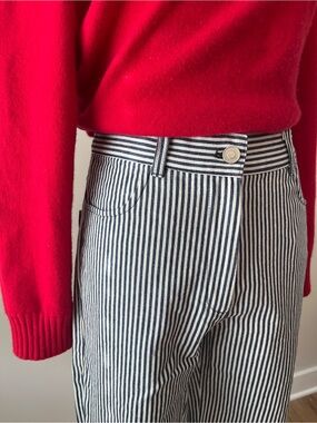 Striped Relaxed Fit Jeans